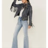 Mauritius Leather Women's Melbourne Denim Fringe Leather Jacket 2 Mauritius Leather Women's Melbourne Denim Fringe Leather Jacket -Western Cowboy Equipment Store 2000361224 400 P4