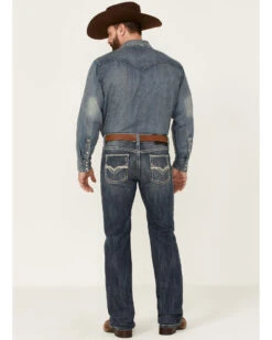 Rock & Roll Denim Men's Medium Vintage Pistol Stretch Regular Straight Jeans