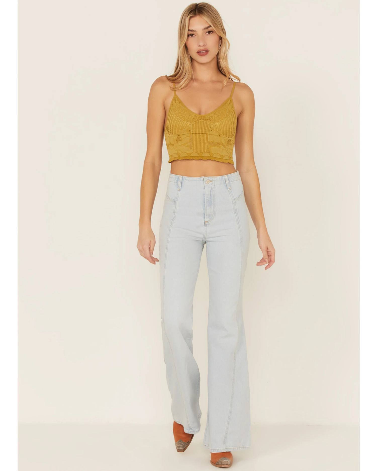 Free People Women's Florence Flare Jeans 5 Free People Women's Florence Flare Jeans - Image 3