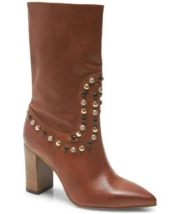 Free People Women's Dakota Heel Studded Leather Western Boots - Pointed Toe 9 Free People Women's Dakota Heel Studded Leather Western Boots - Pointed Toe -Western Cowboy Equipment Store 2000362983 200 P1