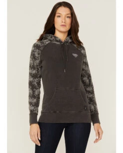 Hooey Women's Rope Like A Girl Bandana Print Pullover Hoodie Sweatshirt 8 Hooey Women's Rope Like A Girl Bandana Print Pullover Hoodie Sweatshirt -Western Cowboy Equipment Store 2000363502 022 P1