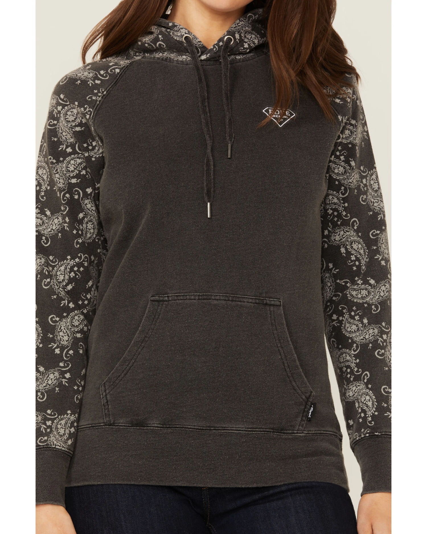 Hooey Women's Rope Like A Girl Bandana Print Pullover Hoodie Sweatshirt 3 Hooey Women's Rope Like A Girl Bandana Print Pullover Hoodie Sweatshirt