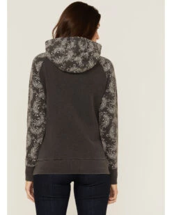 Hooey Women's Rope Like A Girl Bandana Print Pullover Hoodie Sweatshirt 9 Hooey Women's Rope Like A Girl Bandana Print Pullover Hoodie Sweatshirt -Western Cowboy Equipment Store 2000363502 022 P4