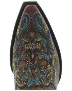 Old Gringo Women's Dulce Calavera Embroidered Cowhide Leather Western Fashion Booties - Snip Toe