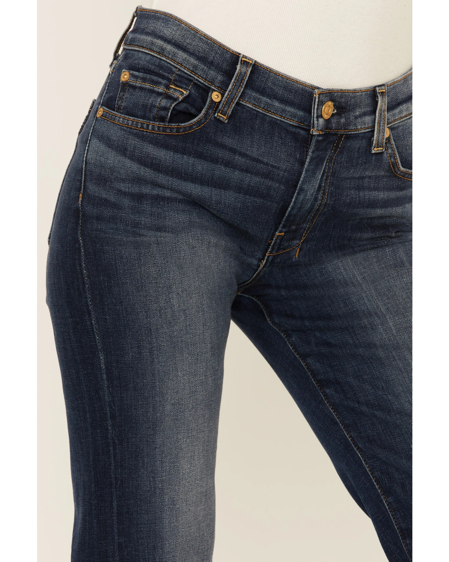 7 For All Mankind Women's Medium Melrose Tailorless Dojo Wide Trouser Leg Jeans 4 7 For All Mankind Women's Medium Melrose Tailorless Dojo Wide Trouser Leg Jeans - Image 2