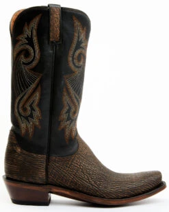Lucchese Men's Mingus Exotic Shark Western Boots - Square Toe 11 Lucchese Men's Mingus Exotic Shark Western Boots - Square Toe -Western Cowboy Equipment Store 2000364796 001 P2