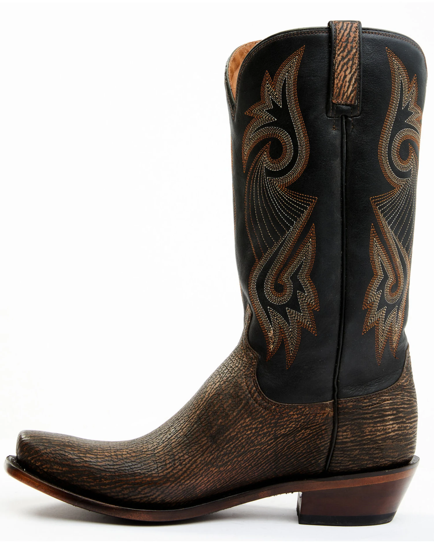 Lucchese Men's Mingus Exotic Shark Western Boots - Square Toe 6 Lucchese Men's Mingus Exotic Shark Western Boots - Square Toe - Image 4