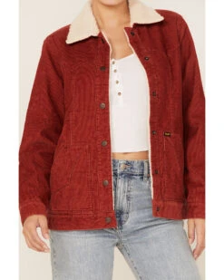 Wrangler Women's Sherpa Lined Corduroy Barn Jacket -Western Cowboy Equipment Store 2000365224 220 P3