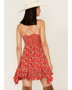 Free People Women's Adella Floral Print Sleeveless Slip Dress 9 Free People Women's Adella Floral Print Sleeveless Slip Dress -Western Cowboy Equipment Store 2000366152 600 P4