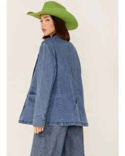 Lola Women's Denim Blazer Jacket