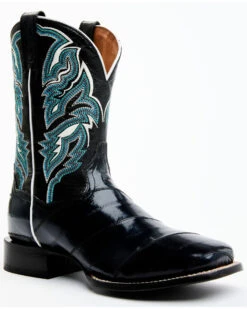 Dan Post Men's Eel Exotic Western Boots - Broad Square Toe 15 Dan Post Men's Eel Exotic Western Boots - Broad Square Toe -Western Cowboy Equipment Store 2000366810 001 P1
