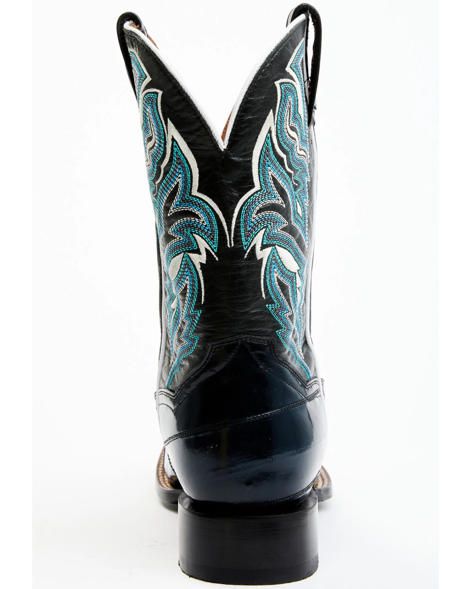 Dan Post Men's Eel Exotic Western Boots - Broad Square Toe 7 Dan Post Men's Eel Exotic Western Boots - Broad Square Toe - Image 5