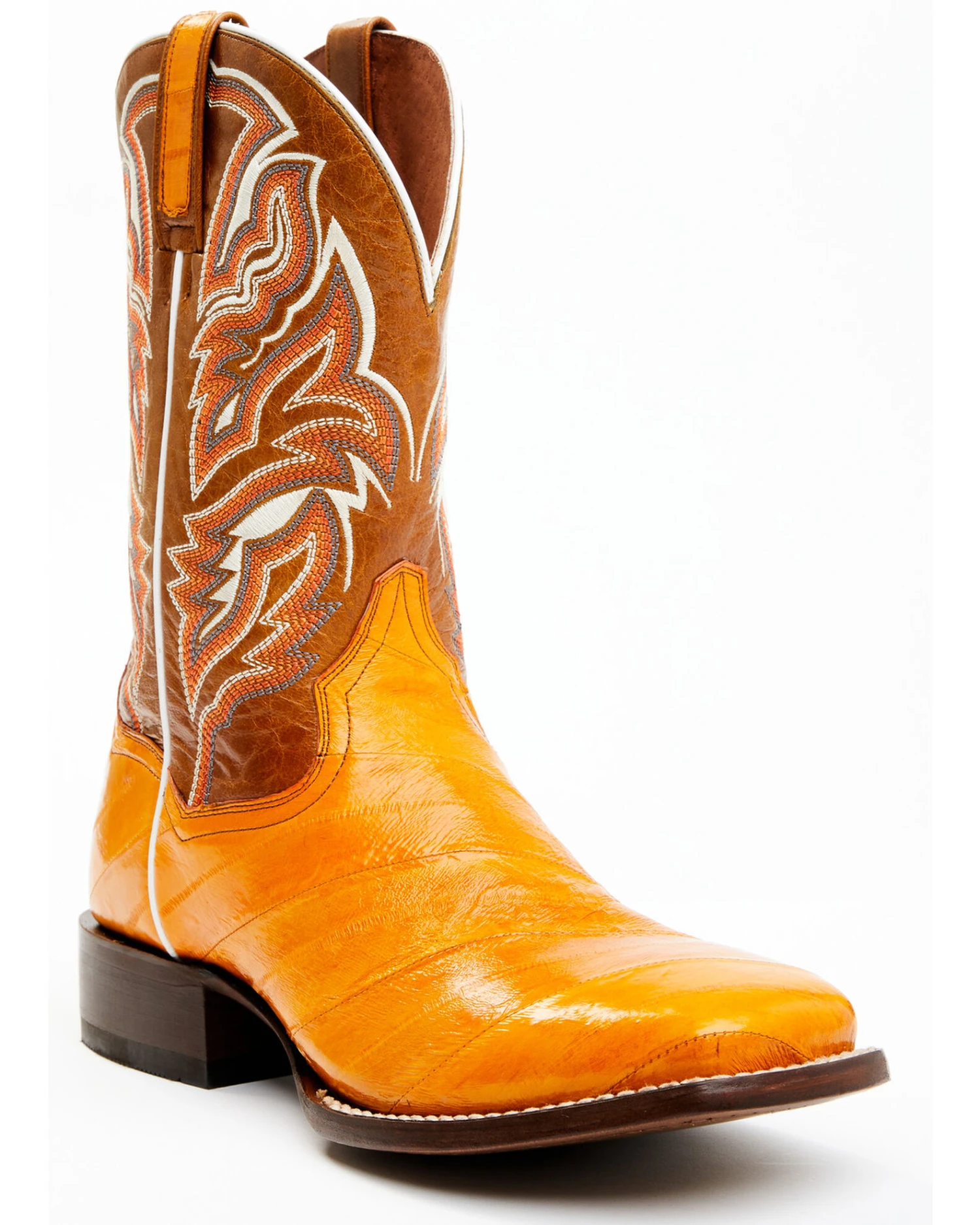 Dan Post Men's Buttercup Eel Exotic Western Boots - Broad Square Toe 6 Dan Post Men's Buttercup Eel Exotic Western Boots - Broad Square Toe - Image 4