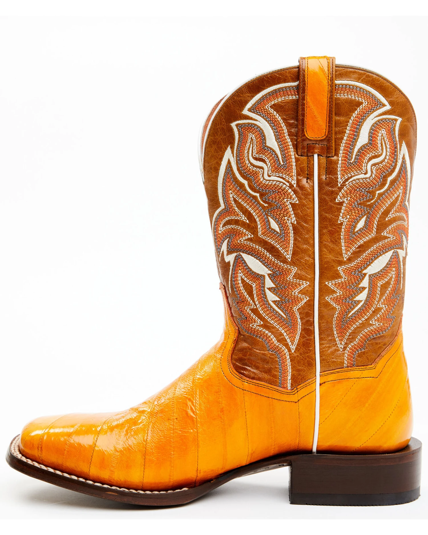 Dan Post Men's Buttercup Eel Exotic Western Boots - Broad Square Toe 8 Dan Post Men's Buttercup Eel Exotic Western Boots - Broad Square Toe - Image 6
