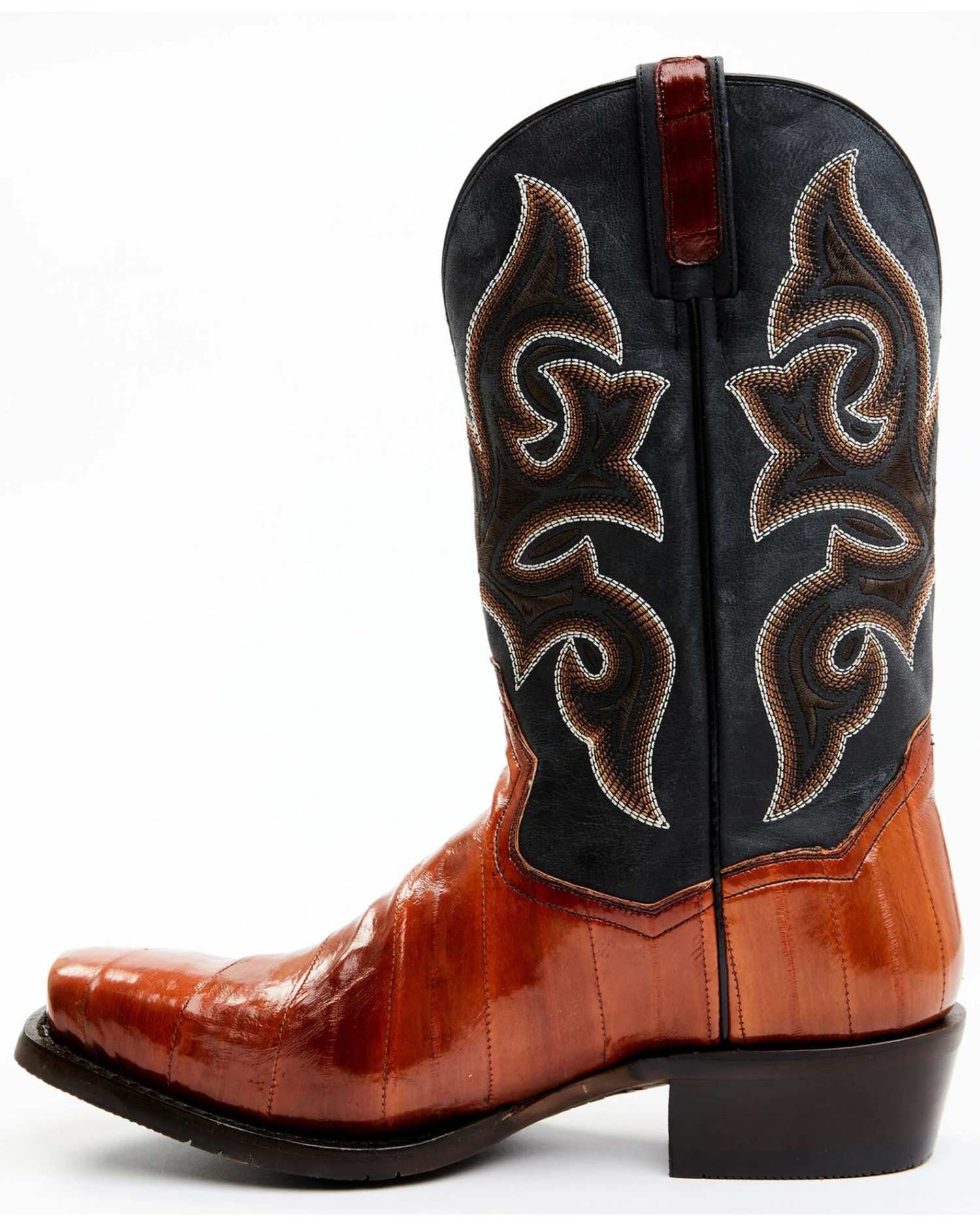 Dan Post Men's Eel Exotic Western Boots - Square Toe 7 Dan Post Men's Eel Exotic Western Boots - Square Toe - Image 5