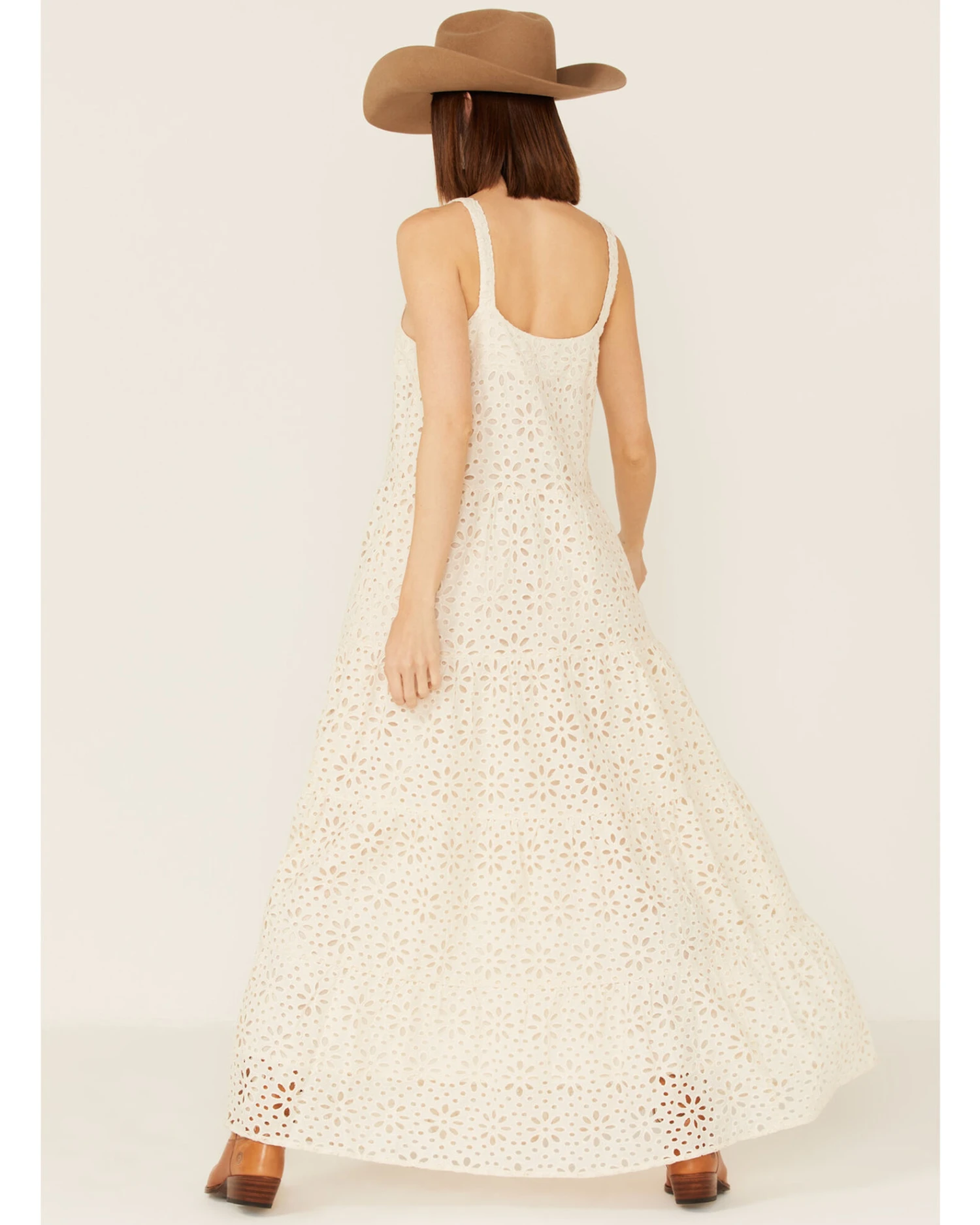 Jen's Pirate Booty Women's Flower Power Eyelet Lace Maxi Dress 3 Jen's Pirate Booty Women's Flower Power Eyelet Lace Maxi Dress