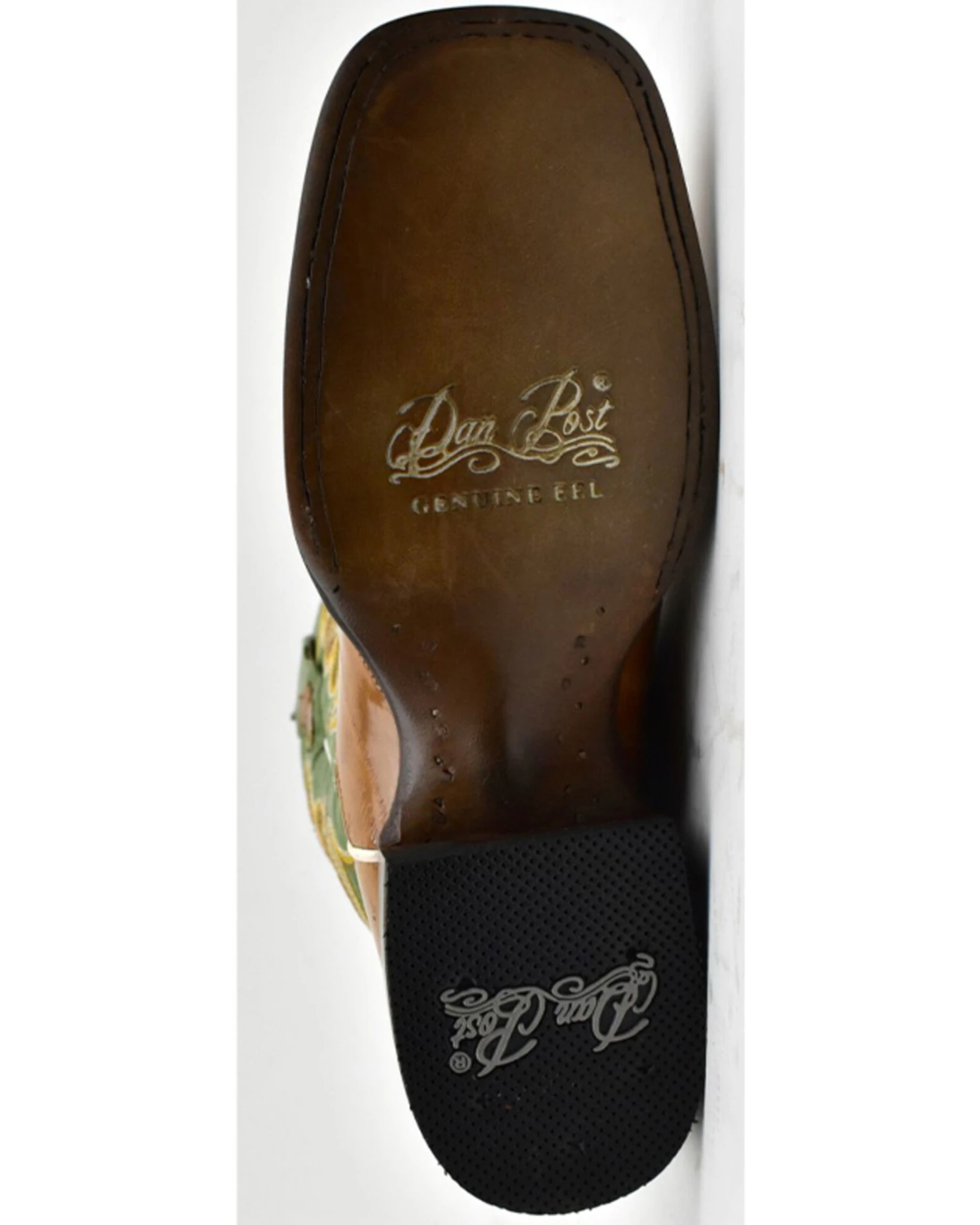 Dan Post Women's Exotic Eel Skin Western Boot - Broad Square Toe 4 Dan Post Women's Exotic Eel Skin Western Boot - Broad Square Toe - Image 2