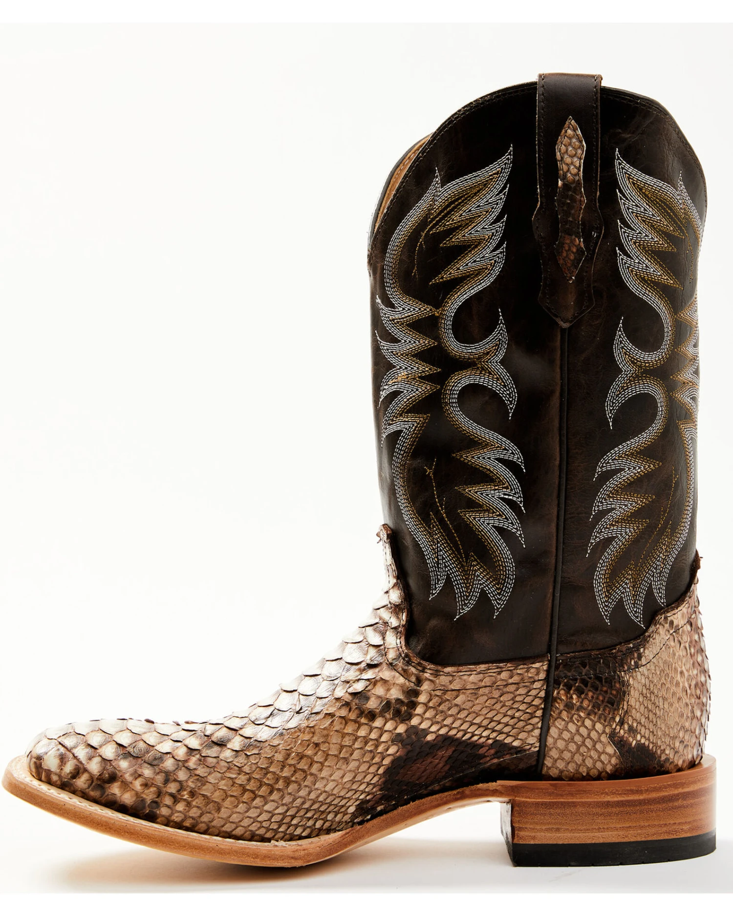 Cody James Men's Exotic Python Western Boots - Broad Square Toe 3 Cody James Men's Exotic Python Western Boots - Broad Square Toe