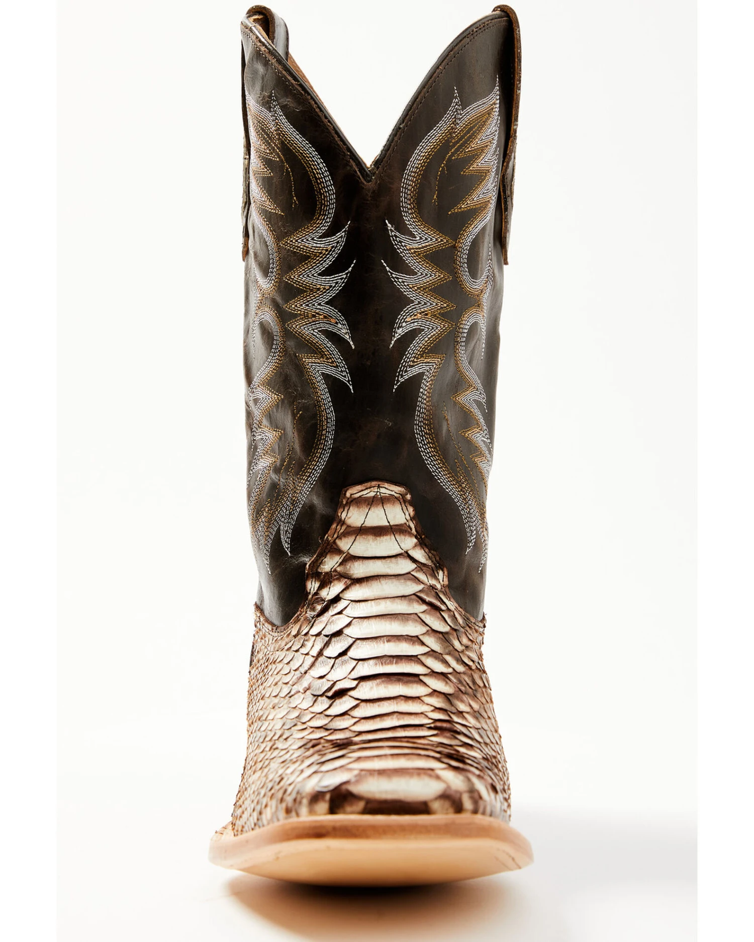 Cody James Men's Exotic Python Western Boots - Broad Square Toe 4 Cody James Men's Exotic Python Western Boots - Broad Square Toe - Image 2