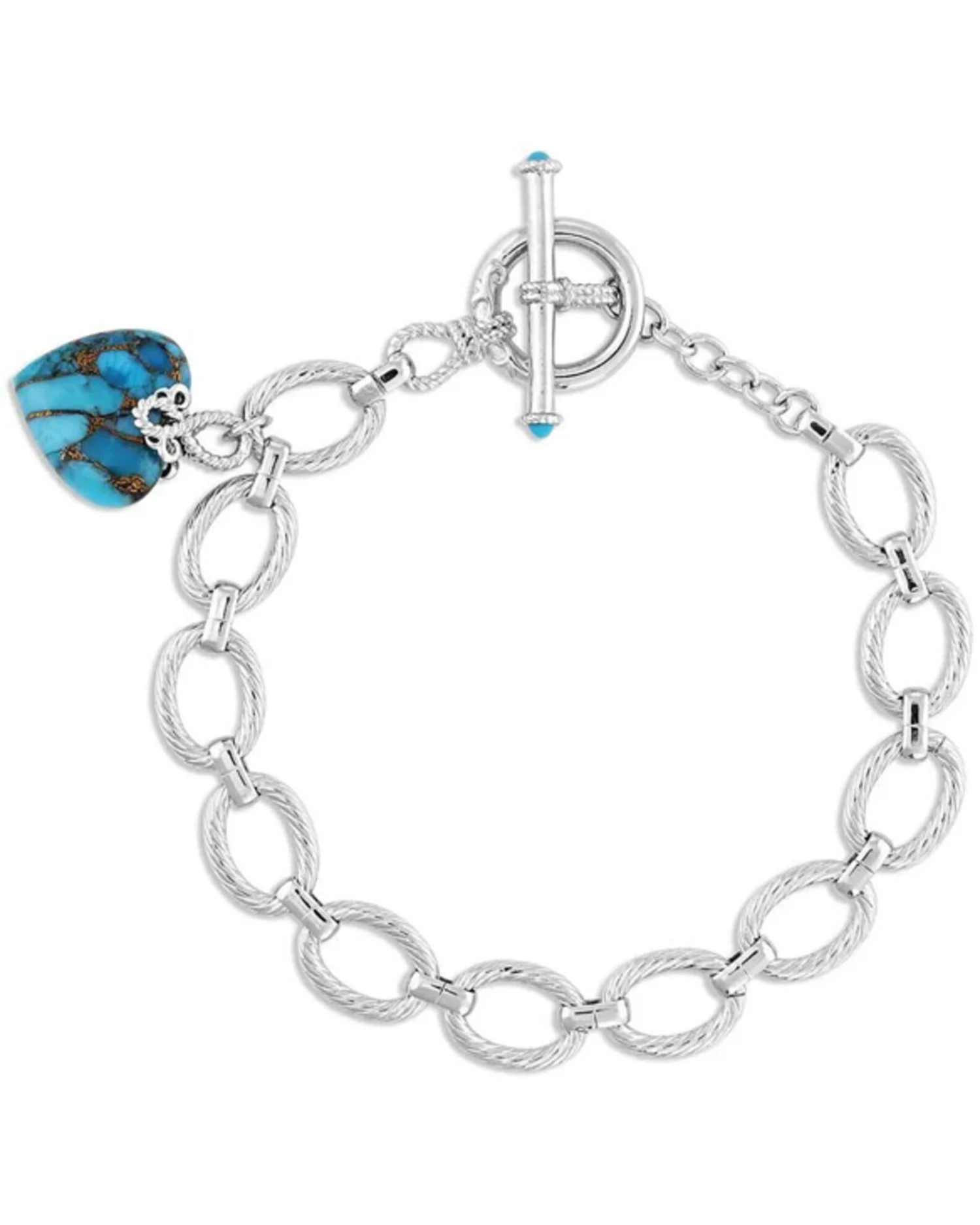Montana Silversmiths Women's Untamable Heart Of Stone Bracelet 3 Montana Silversmiths Women's Untamable Heart Of Stone Bracelet