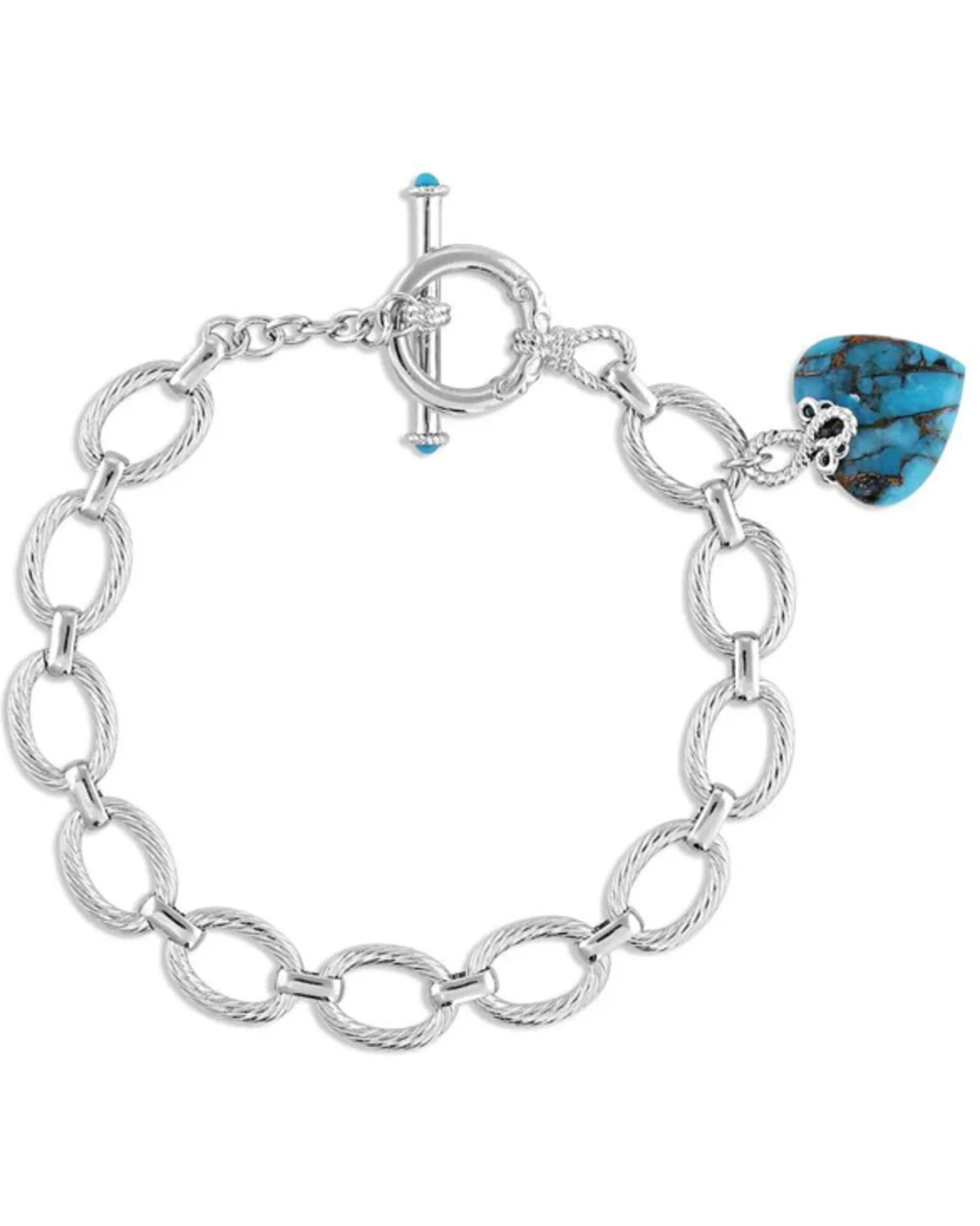 Montana Silversmiths Women's Untamable Heart Of Stone Bracelet 4 Montana Silversmiths Women's Untamable Heart Of Stone Bracelet - Image 2