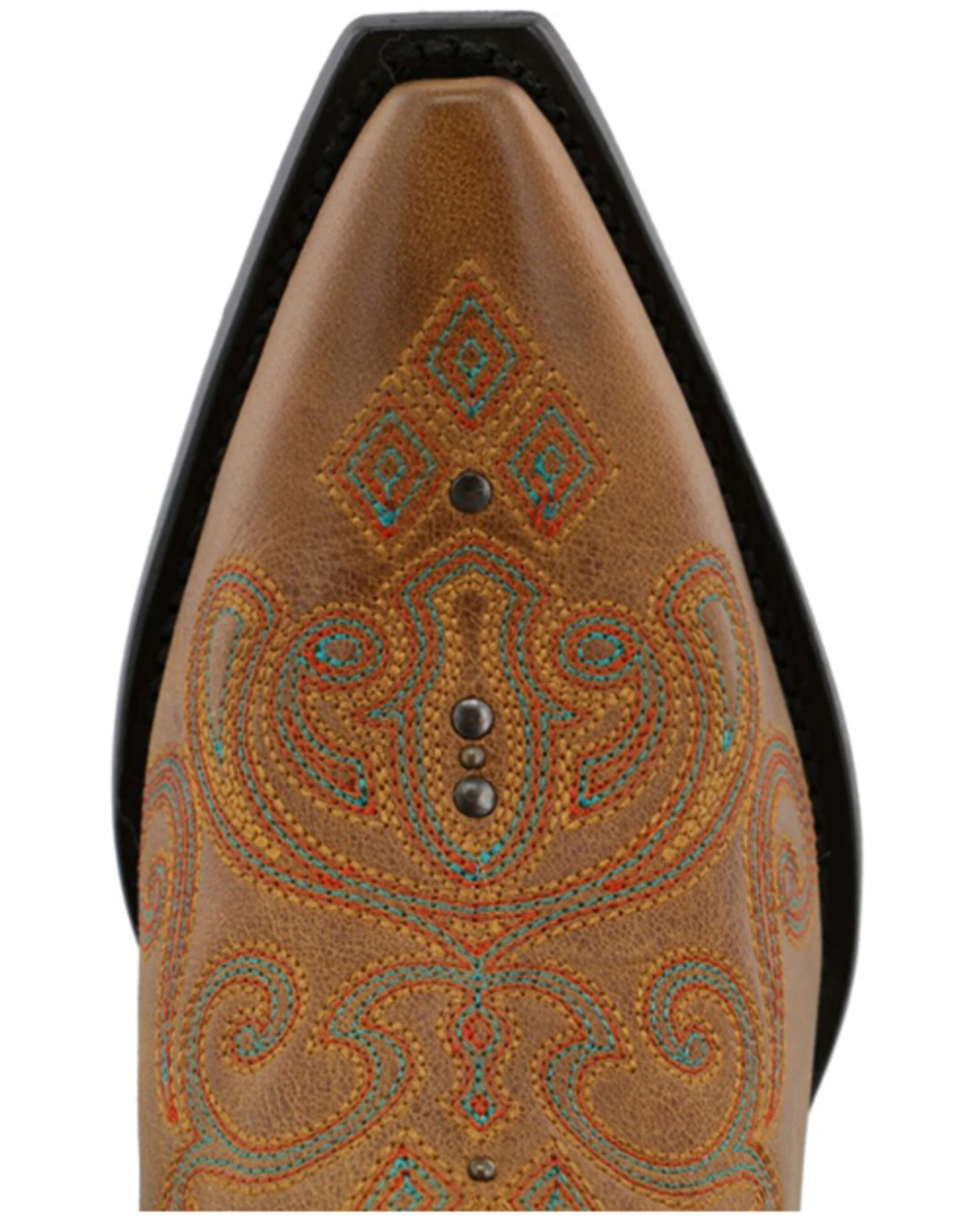 Black Star Women's CellSole Studded Leather Western Boots - Snip Toe 9 Black Star Women's CellSole Studded Leather Western Boots - Snip Toe - Image 7