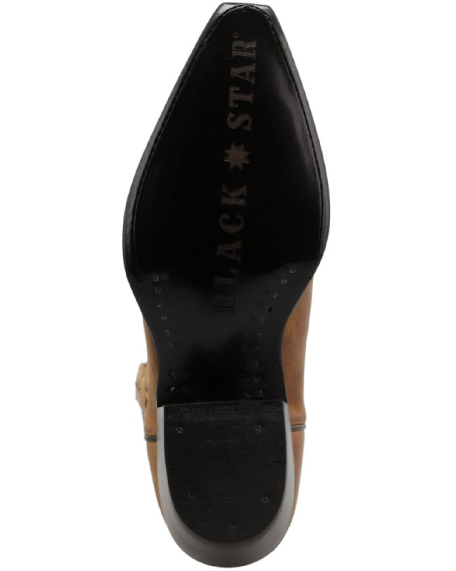 Black Star Women's CellSole Studded Leather Western Boots - Snip Toe 4 Black Star Women's CellSole Studded Leather Western Boots - Snip Toe - Image 2