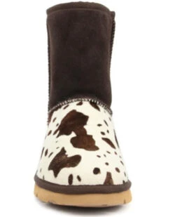 Superlamb Women's Turano Cow Print Real Hair-On Casual Pull On Boots - Round Toe 11 Superlamb Women's Turano Cow Print Real Hair-On Casual Pull On Boots - Round Toe -Western Cowboy Equipment Store 2000368489 240 P4