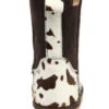 Superlamb Women's Turano Cow Print Real Hair-On Casual Pull On Boots - Round Toe 2 Superlamb Women's Turano Cow Print Real Hair-On Casual Pull On Boots - Round Toe -Western Cowboy Equipment Store 2000368489 240 P5