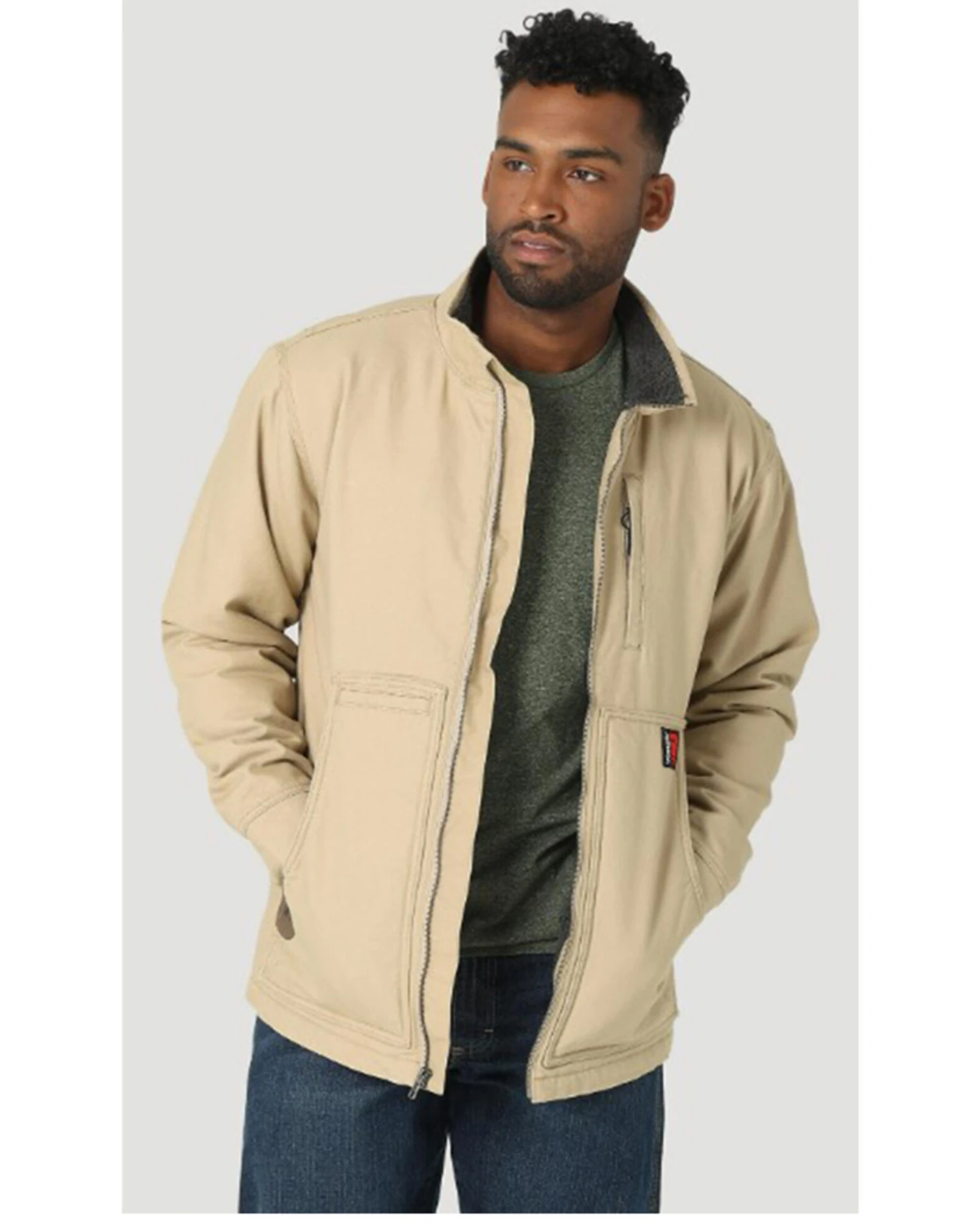Wrangler RIGGS Men's Tough Layers Sherpa Lined Canvas Jacket 4 Wrangler RIGGS Men's Tough Layers Sherpa Lined Canvas Jacket - Image 2