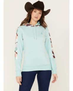 Hooey Women's Southwestern Print Contrast Canyon Hoodie 9 Hooey Women's Southwestern Print Contrast Canyon Hoodie -Western Cowboy Equipment Store 2000369089 400 P1