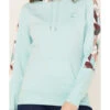 Hooey Women's Southwestern Print Contrast Canyon Hoodie 1 Hooey Women's Southwestern Print Contrast Canyon Hoodie -Western Cowboy Equipment Store 2000369089 400 P3