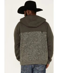 Hooey Men's Jimmy Quilted 1/4 Button Hooded Pullover 8 Hooey Men's Jimmy Quilted 1/4 Button Hooded Pullover -Western Cowboy Equipment Store 2000370562 200 P4