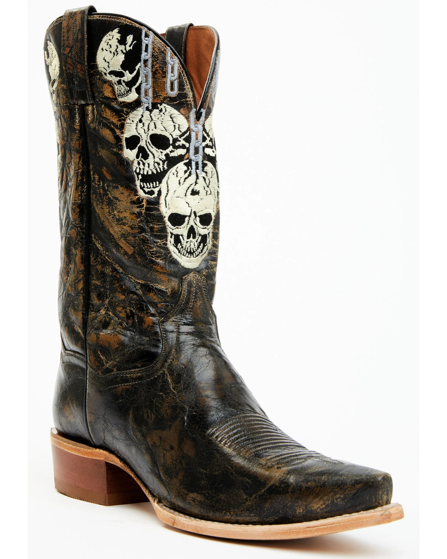 Dan Post Men's 13" Skull Face Tall Western Boot - Snip Toe 9 Dan Post Men's 13" Skull Face Tall Western Boot - Snip Toe - Image 7