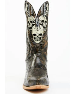 Dan Post Men's 13" Skull Face Tall Western Boot - Snip Toe 10 Dan Post Men's 13" Skull Face Tall Western Boot - Snip Toe -Western Cowboy Equipment Store 2000371041 001 P4