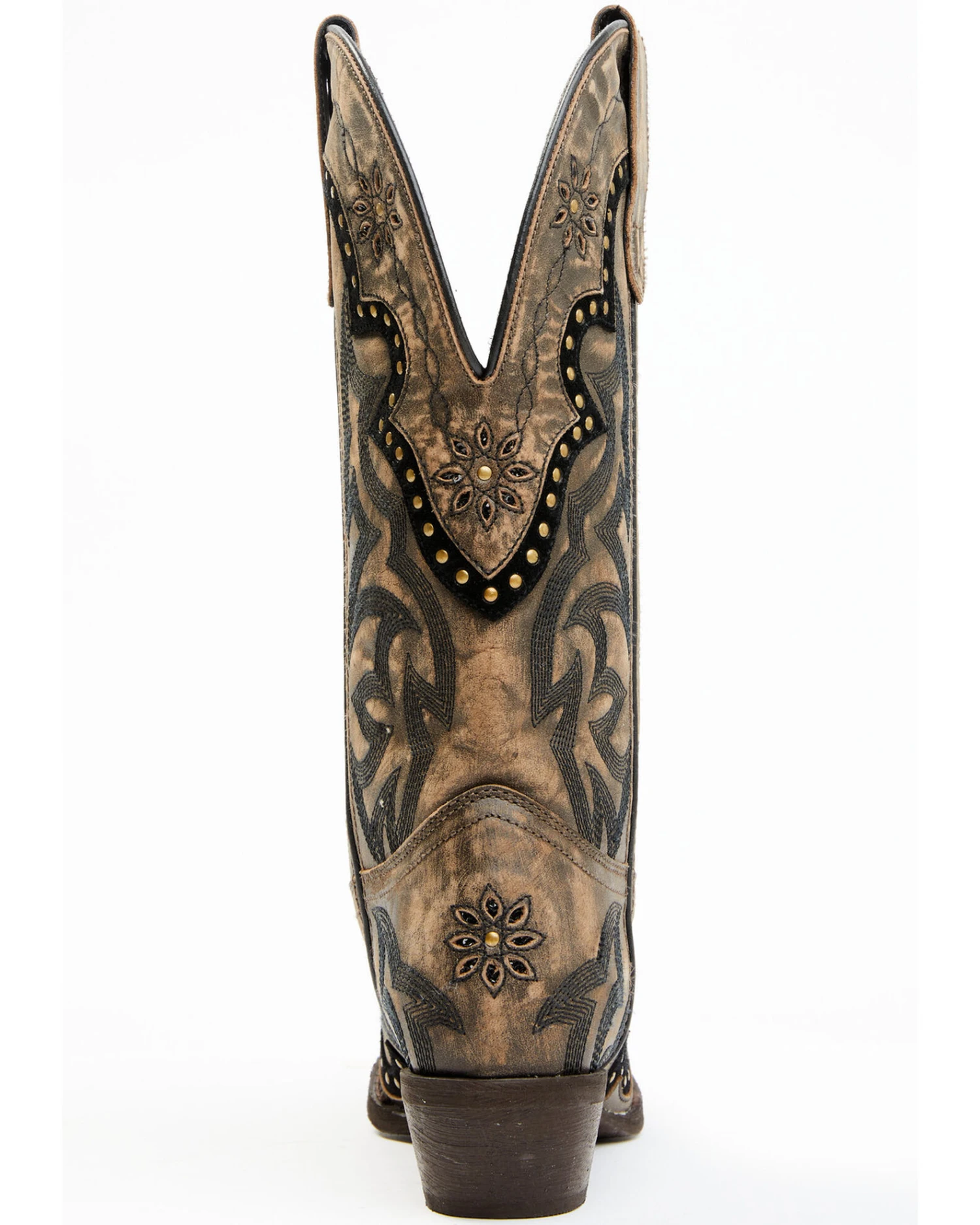 Laredo Women's Skyla Floral Studded Western Performance Boots - Snip Toe 6 Laredo Women's Skyla Floral Studded Western Performance Boots - Snip Toe - Image 4