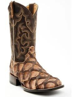 Cody James Men's Exotic Pirarucu Western Boots - Broad Square Toe 14 Cody James Men's Exotic Pirarucu Western Boots - Broad Square Toe -Western Cowboy Equipment Store 2000371838 240 P1