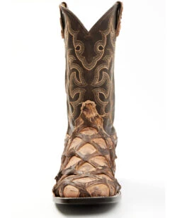 Cody James Men's Exotic Pirarucu Western Boots - Broad Square Toe 15 Cody James Men's Exotic Pirarucu Western Boots - Broad Square Toe -Western Cowboy Equipment Store 2000371838 240 P4