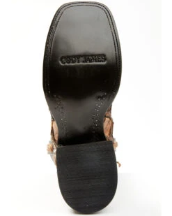 Cody James Men's Exotic Pirarucu Western Boots - Broad Square Toe