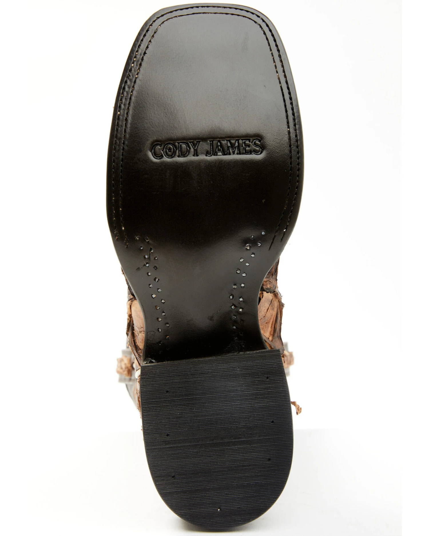 Cody James Men's Exotic Pirarucu Western Boots - Broad Square Toe 3 Cody James Men's Exotic Pirarucu Western Boots - Broad Square Toe