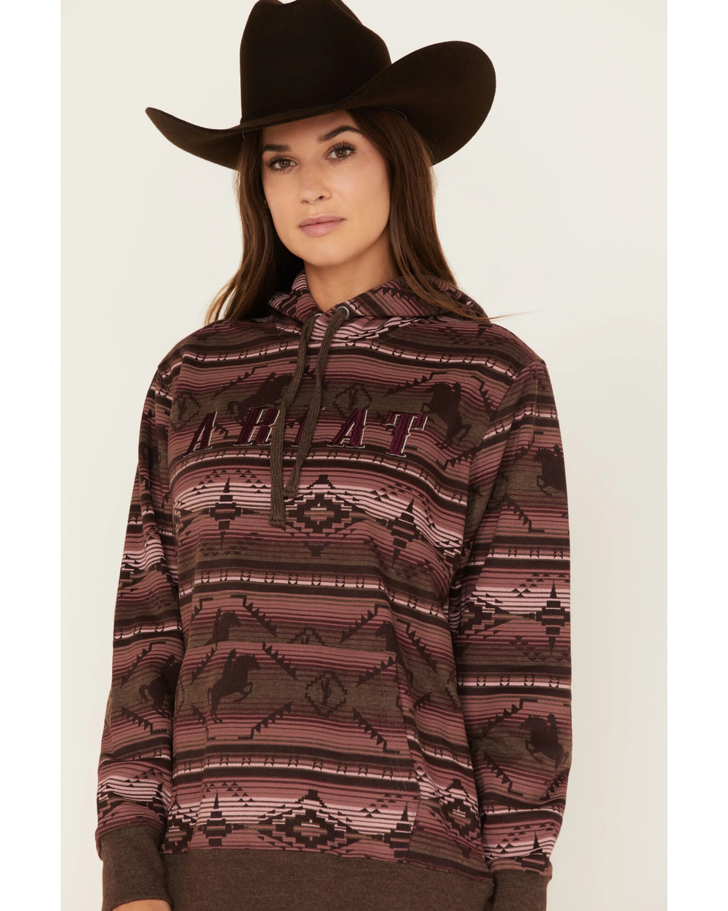 Ariat Women's R.E.A.L. Southwestern Serape Print Hoodie 3 Ariat Women's R.E.A.L. Southwestern Serape Print Hoodie