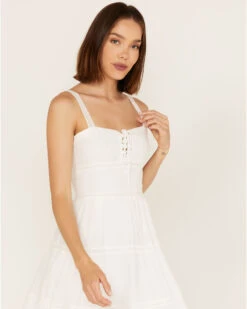 Sadie & Sage Women's Can't Wait Sleeveless Corset Tiered Midi Dress -Western Cowboy Equipment Store 2000372272 105 P3