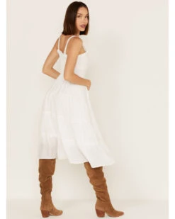 Sadie & Sage Women's Can't Wait Sleeveless Corset Tiered Midi Dress -Western Cowboy Equipment Store 2000372272 105 P5