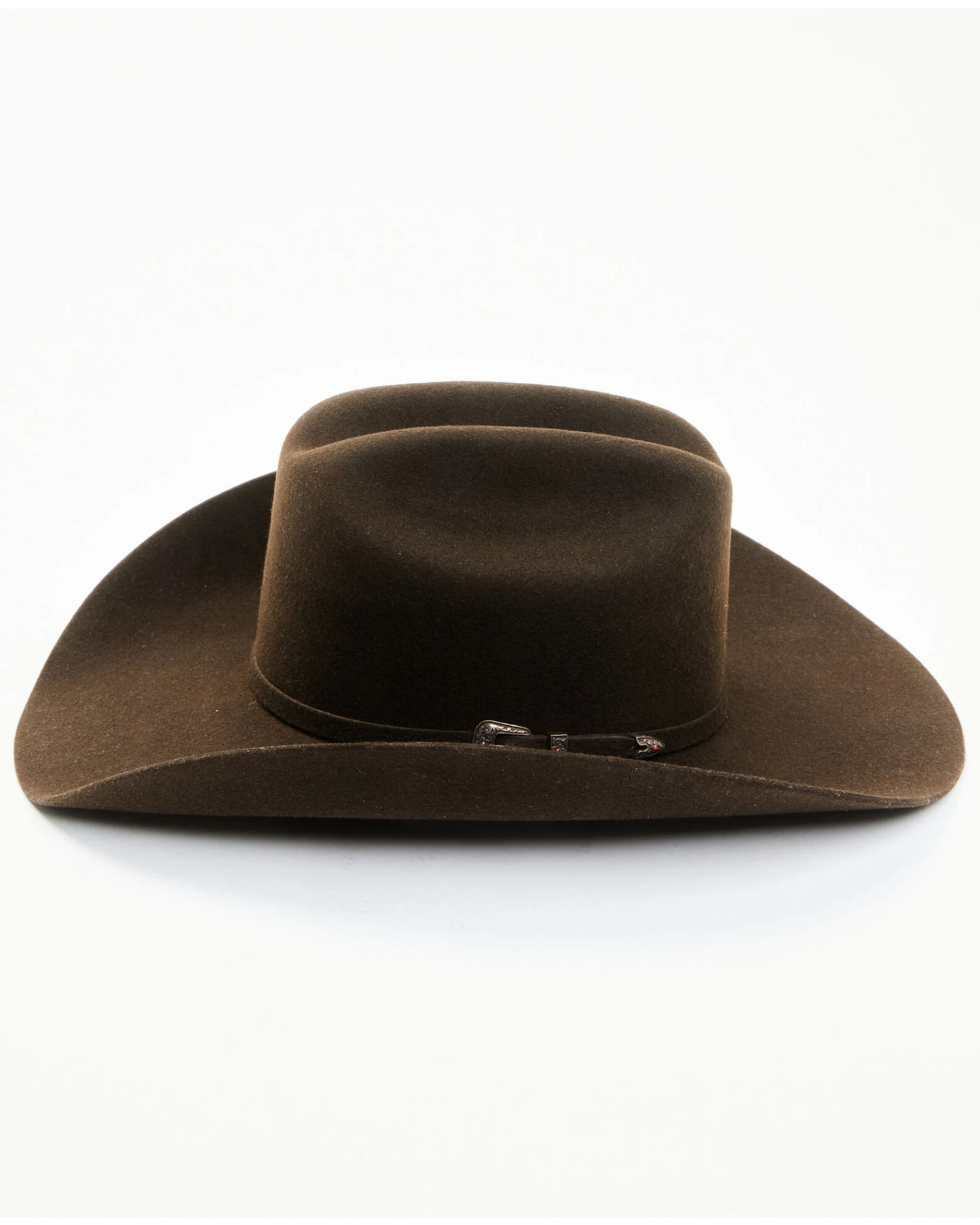Cody James Men's 5X Chocolate Self Band Cattleman Fur Blend Western Hat 5 Cody James Men's 5X Chocolate Self Band Cattleman Fur Blend Western Hat - Image 3