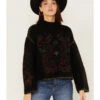 Shyanne Women's Paisley Knit Turtleneck Sweater 2 Shyanne Women's Paisley Knit Turtleneck Sweater -Western Cowboy Equipment Store 2000373039 001 P1