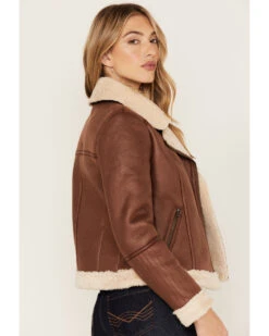 Idyllwind Women's Faux Leather & Shearling Jacket 10 Idyllwind Women's Faux Leather & Shearling Jacket -Western Cowboy Equipment Store 2000373393 200 P5