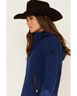 RANK 45 Women's Seliana Hooded Hybrid Softshell Jacket 9 RANK 45 Women's Seliana Hooded Hybrid Softshell Jacket -Western Cowboy Equipment Store 2000373433 460 P3