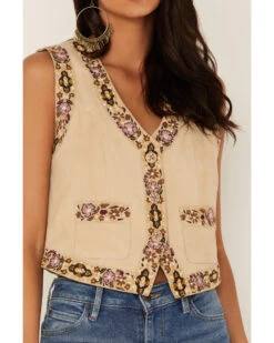 Idyllwind Women's Embroidered Floral Suede Vest 10 Idyllwind Women's Embroidered Floral Suede Vest -Western Cowboy Equipment Store 2000373626 280 P4
