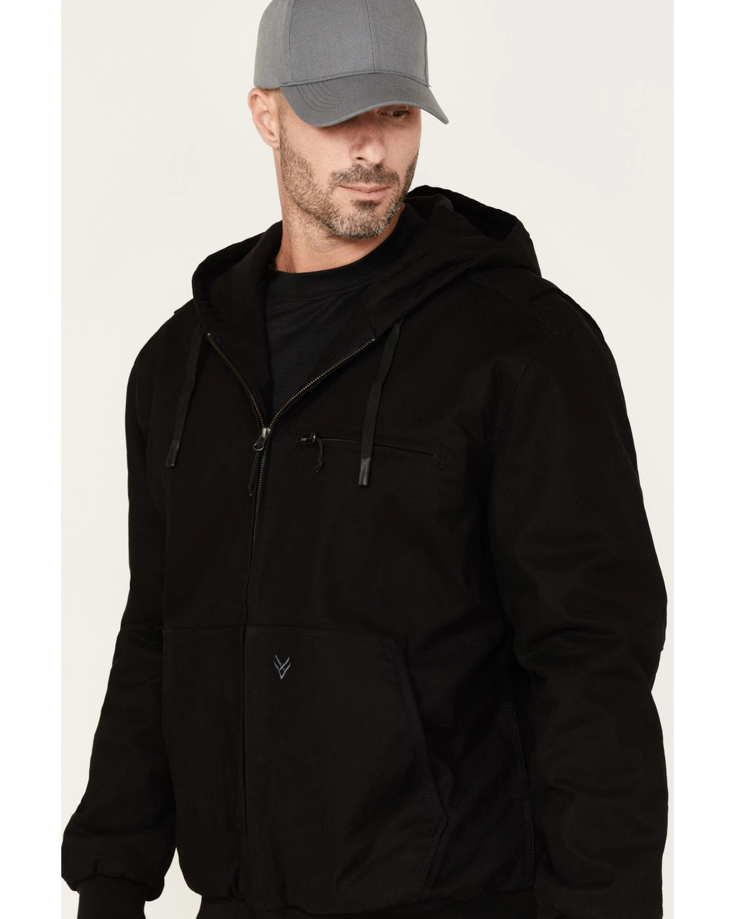 Hawx Men's Pro Hooded Bomber Jacket 4 Hawx Men's Pro Hooded Bomber Jacket - Image 2