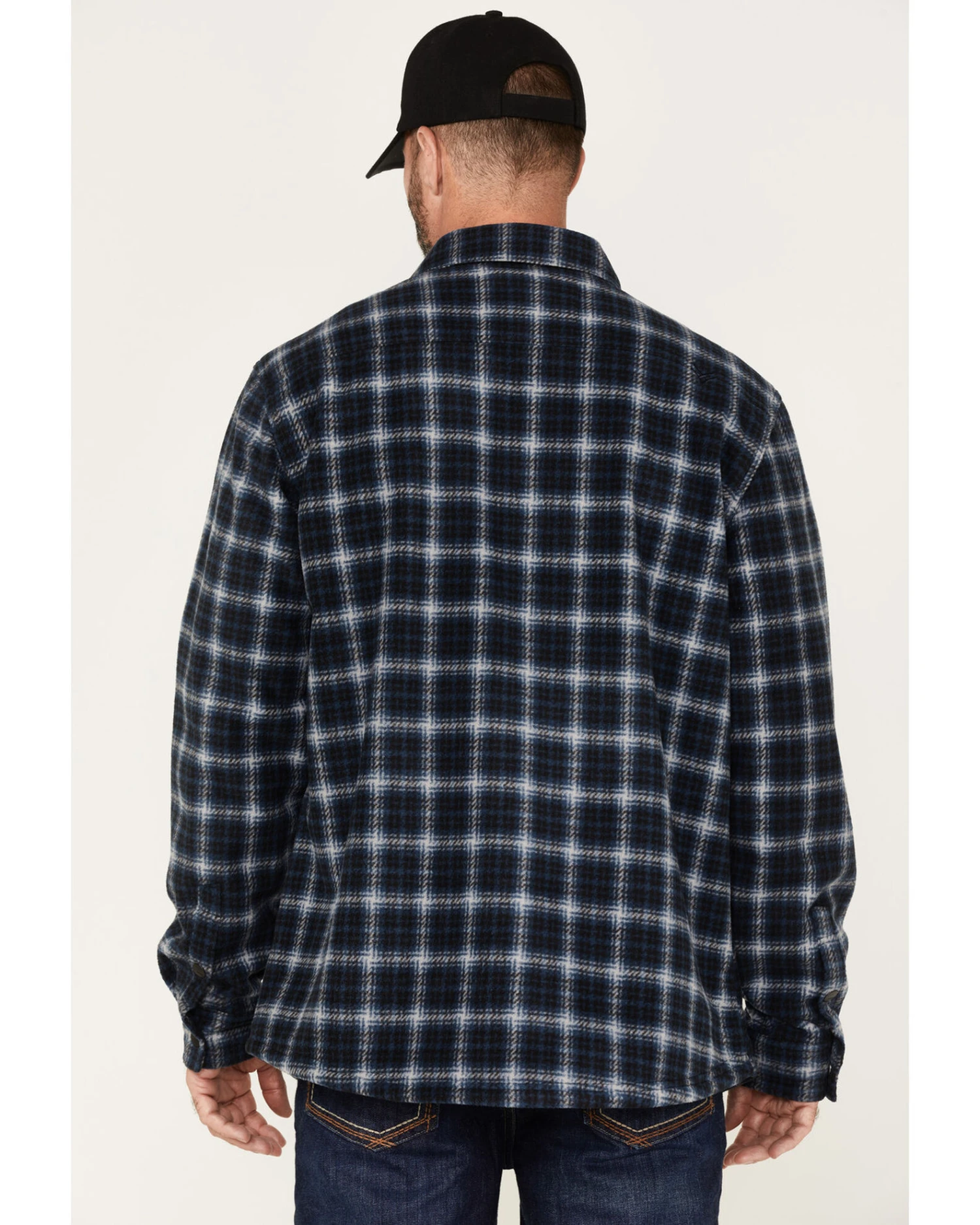 Hawx Men's Polar Fleece Shirt Jacket 4 Hawx Men's Polar Fleece Shirt Jacket - Image 2